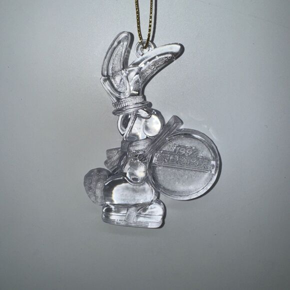 2 Vintage 1990s Best Buy Santa Hat Bean Bag Plush & Energizer Rabbit Ornament - Picture 5 of 5